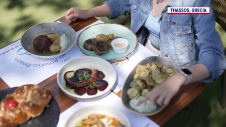 Ce specialitati grecesti au mancat romanii in Thassos, de Paste. Ziua au stat la plaja, iar seara, la cumparaturi