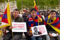 Xi Jinping, intampinat cu proteste la Paris. Manifestantii au cerut eliberarea Tibetului si oprirea amenintarii la adresa Taiwanului
