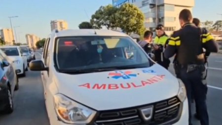 Circ dupa ce un sofer de ambulanta a fost prins baut la volan, in Constanta: 