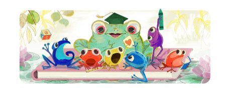Google a lansat un doodle pe 7 mai 2024. Unde e vizibil si ce eveniment marcheaza ilustratia cu broscute