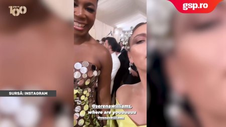 Maria Sharapova, Serena Williams si Venus Williams s-au intalnit la Met Gala