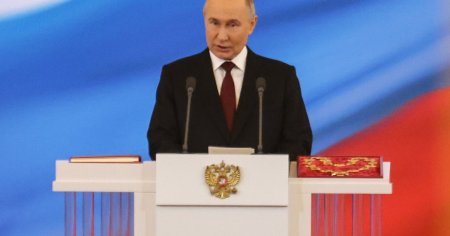 Vladimir Putin a depus juramantul pentru al cincilea mandat de presedinte FOTO
