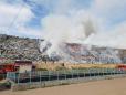 Incendiu puternic la groapa de gunoi din Galati, cu degajari mari de fum. A fost emis mesaj Ro-Alert