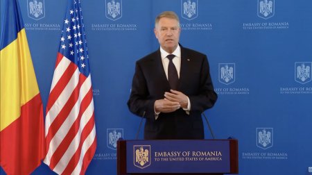 Iohannis, din SUA, despre ajutor pentru Ucraina: Este o discutie destul de intensa despre cine poate sa ofere sisteme Patriot / Romania nu poate ramane fara aparare antiaeriana