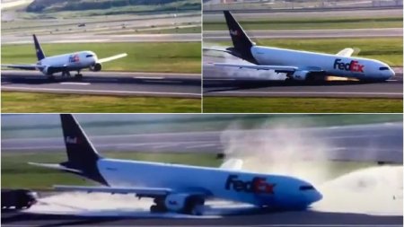 Aterizare de urgenta: un avion a dat cu botul de pista dupa ce a semnalat o problema tehnica, la Istanbul