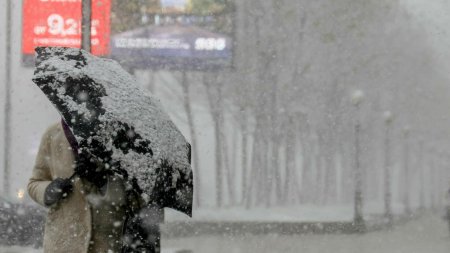 A nins la Moscova, unde se inregistreaza cele mai scazute temperaturi din ultimii 25 de ani. GALERIE FOTO