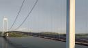 Podul peste Dunare de la Braila: Se fac din nou reparatii, traficul rutier este afectat