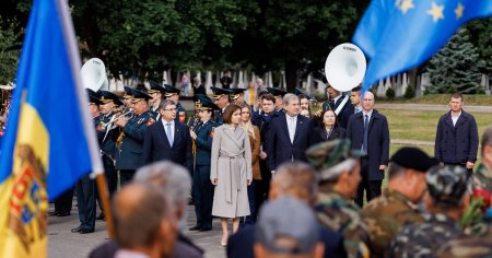 Pro-europenii din Republica Moldova au sarbatorit Ziua Europei, iar pro-rusii Ziua Victoriei
