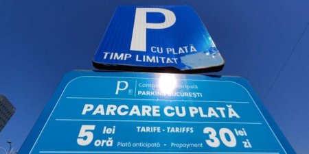 Cine a platit parcarea in Bucuresti, risca amenda