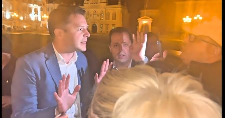 USR si AUR se acuza reciproc de agresiune, in startul campaniei electorale din Timis VIDEO