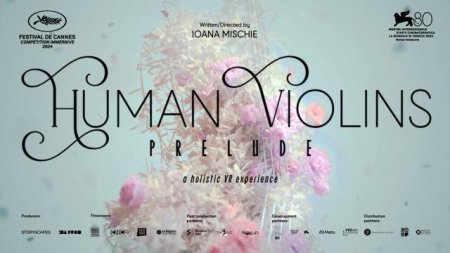 Festivalul de la Cannes anunta singurul proiect romanesc selectat in competitia imersiva: Human Violins: Prelude, realizat de Ioana Mischie, reprezentand o performanta istorica pentru domeniul artelor <span style='background:#EDF514'>DIGITALE</span> din Romania