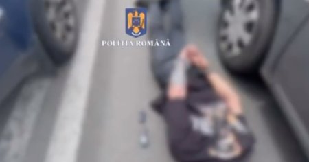 O banda de hoti care furau masini cu sisteme de bruiaj, prinsi in flagrant pe o strada din Bucuresti