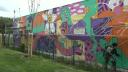 Explozie de culoare in Galati. Sute de artisti au transformat un parc de aventura in galerie de street art