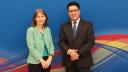 Kathleen Kavalec, ambasadorul SUA la Bucuresti, intalnire cu Remus Pricopie la SNSPA