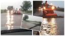 Romania este maturata de furtuni violente. Mai multe drumui si case au fost inundate