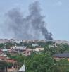 Incendiu devastator la un centru comercial din Bucuresti. Intervin 12 masini de pompieri