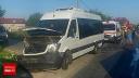 Accident intre un autoturism si un microbuz pe DN71. A fost activat Planul Rosu de Interventie