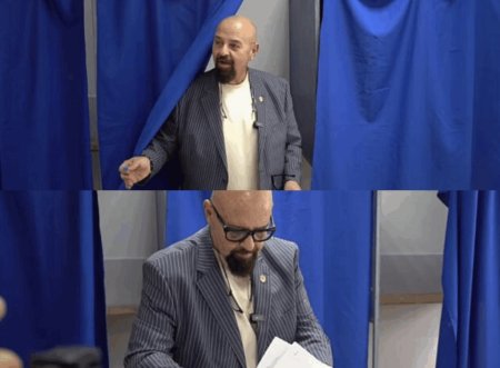 Cristian Popescu Piedone a votat la Falticeni. Am votat pentru o Romanie de viitor