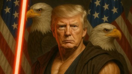 Dupa imaginea cu el ca papa, Donald Trump s-a postat ca un personaj din Star Wars. Detaliul care i-a scapat si a starnit controverse